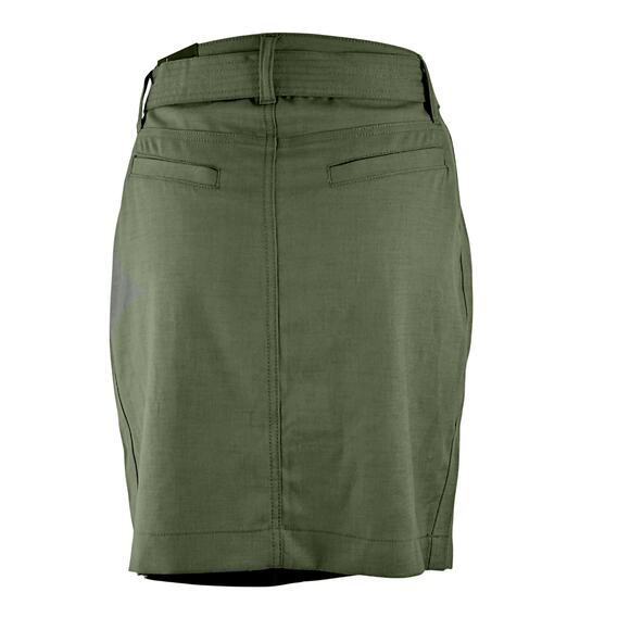 NWT Liverpool Lorena Tie Front Cargo Skirt Fennel Olive Green Sz. 28/6 Utility - Picture 2 of 8